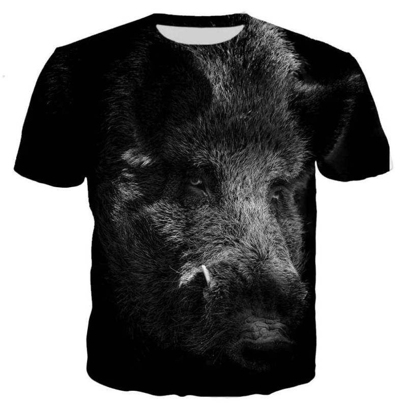 Sommer Wildschwein Männer Mode Cool 3D gedruckt T-Shirts Casual Style T-Shirts Street Tops Hochwertige T-Shirts Kleidung 6XL Sommer Wildschwein Männer Mode Cool 3D gedruckt T-Shirts Casual Style T-Shirts Street Tops Hochwertige T-Shirts Kleidung 6XL von Joom DACH
