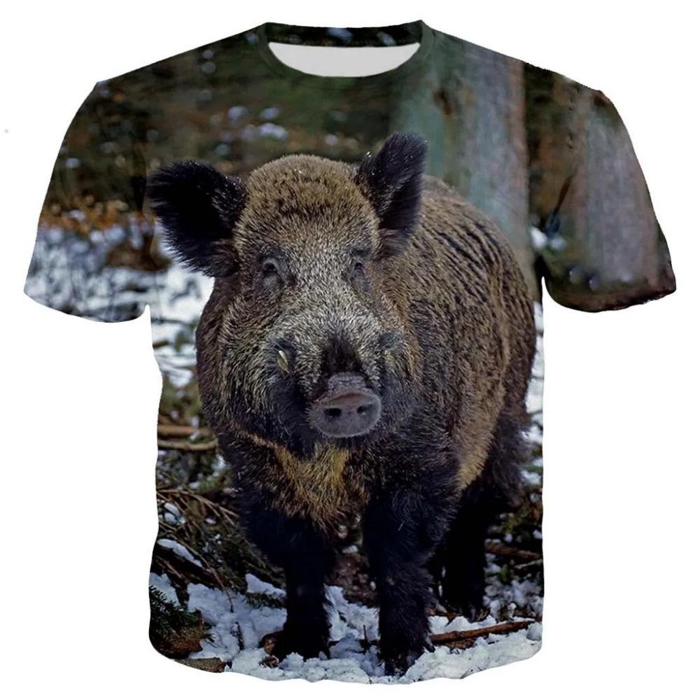 Sommer Wildschwein Männer Mode Cool 3D gedruckt T-Shirts Casual Style T-Shirts Street Tops Hochwertige T-Shirts Kleidung L Sommer Wildschwein Männer Mode Cool 3D gedruckt T-Shirts Casual Style T-Shirts Street Tops Hochwertige T-Shirts Kleidung L von Joom DACH