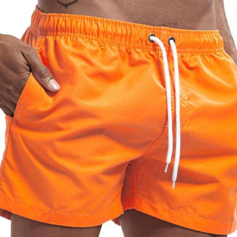 Sommer herren strand hosen lose große größe schnell trocknend casual shorts modische 3XL orange von Joom DACH