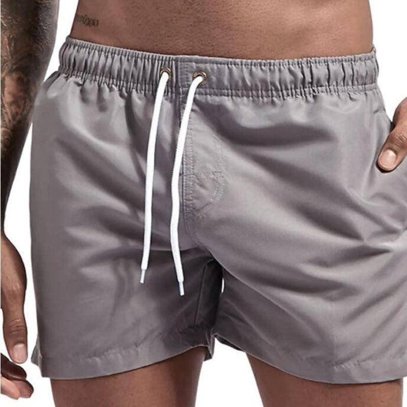 Sommer herren strand hosen lose große größe schnell trocknend casual shorts modische L graue von Joom DACH