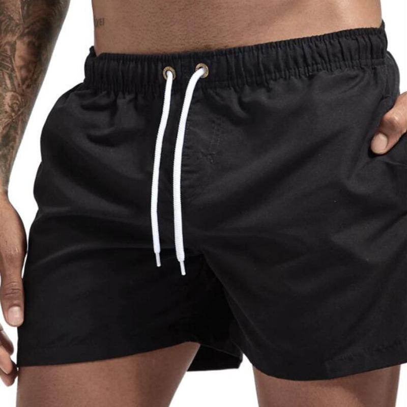 Sommer herren strand hosen lose große größe schnell trocknend casual shorts modische L schwarz von Joom DACH