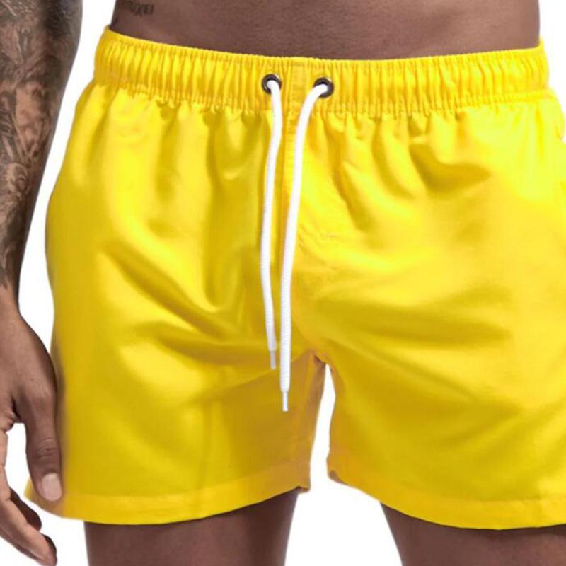 Sommer herren strand hosen lose große größe schnell trocknend casual shorts modische M gelb von Joom DACH