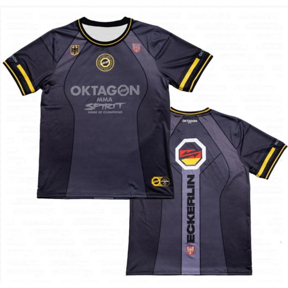 Sommerdruck Fighting Fighter Fans Uniform Herren Damen Atmungsaktiv Rundhals Kurzarm Herren Freizeit T-Shirt Trikot L von Joom DACH