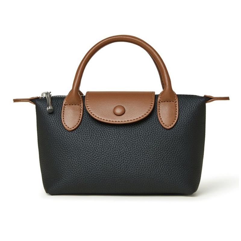 Sommerhandtasche, Leder-Ein-Schulter-Tasche für Frauen zum Knödelmachen, Leder-Umhängetasche, Vielseitige Mini-Tasche von Joom DACH