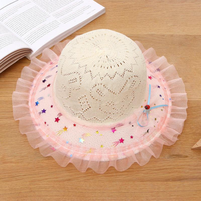 Sommerhut Outdoor Reise Sonnenhut Spitze Kinder Sonnenhut (48-52cm) von Joom DACH