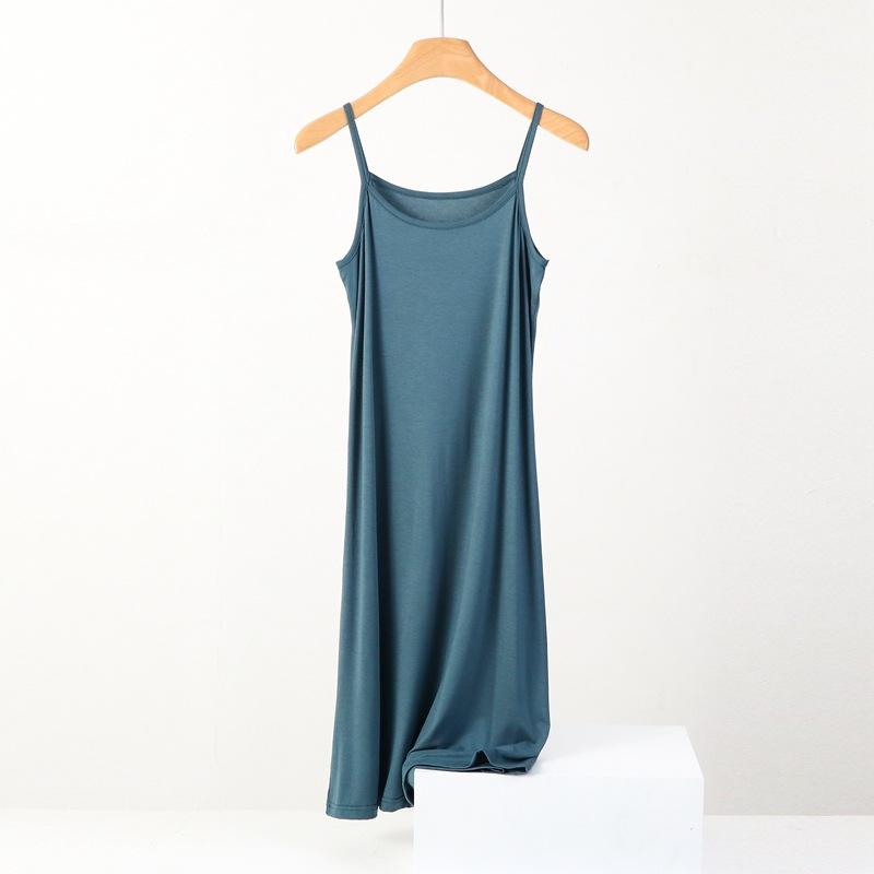 Sommerkleid für Damen, ärmellos, Camisole-Kleid, Übergröße, locker, lässig, mit langem Unterteil 7XL grün von Joom DACH