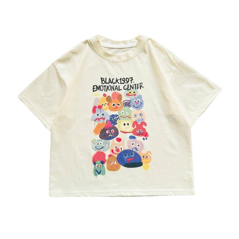 Sommerkleidung für Mädchen, Kurzarm-T-Shirts, Kinderkleidung, Baby-Mädchen T-Shirt Tops, Sommer-Unterhemden, Kinderkleidung 140cm von Joom DACH