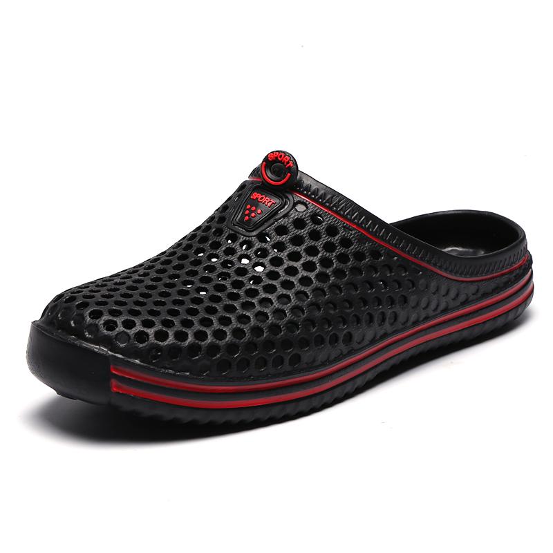Sommermode Männer und Frauen Garten Clogs Schuhe rutschfeste Hausschuhe Strandsandalen 42 schwarz Sommermode Männer und Frauen Garten Clogs Schuhe rutschfeste Hausschuhe Strandsandalen 42 schwarz von Joom DACH