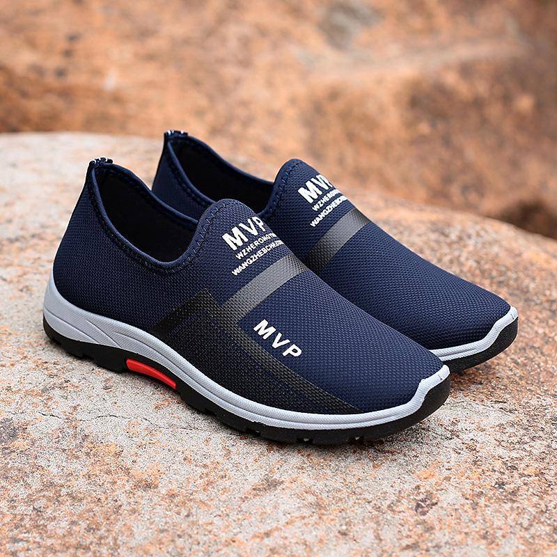 Sommerschuhe für Herren, lässige Air-Mesh-Schuhe, leichte, atmungsaktive Slip-On-Wohnungen, lässige Wanderschuhe, atmungsaktive Schuhe 44 blau Sommerschuhe für Herren, lässige Air-Mesh-Schuhe, leichte, atmungsaktive Slip-On-Wohnungen, lässige Wanderschuhe, atmungsaktive Schuhe 44 blau von Joom DACH