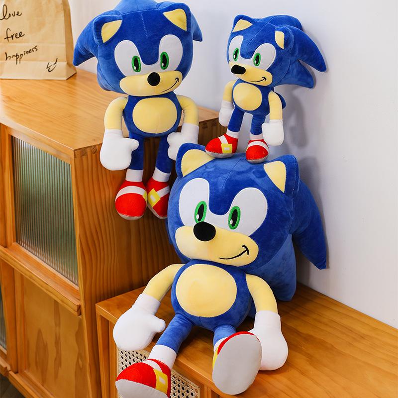 Sonic Plüschpuppe Generation Plüschtier Puppe Deko Geschenk Sammlerstück Künstlerpuppe Schlüsselanhänger 45cm von Joom DACH