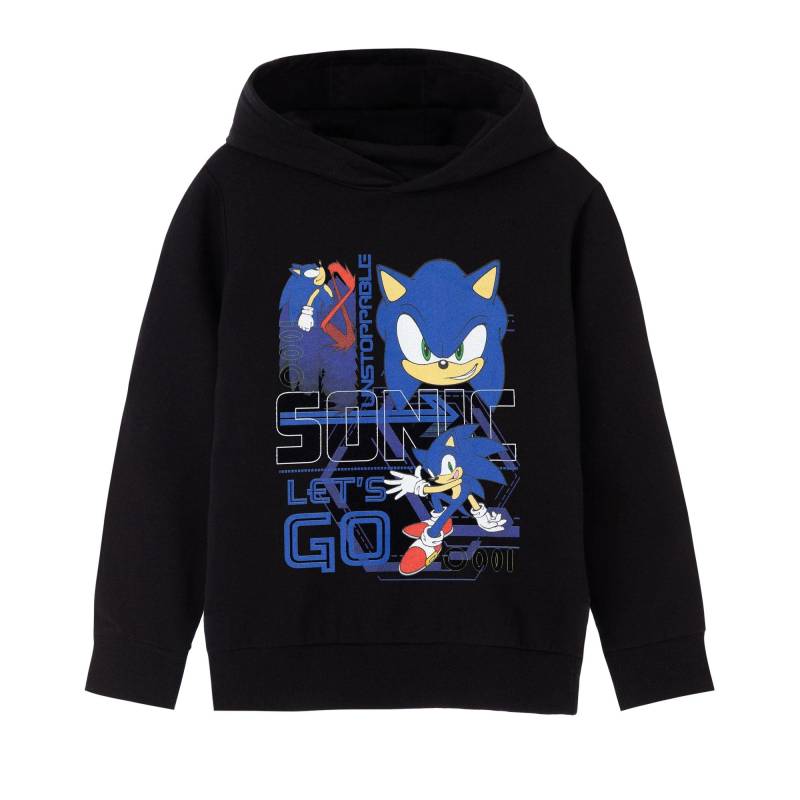 Sonic The Hedgehog Boys Let's Go Kapuzenpullover 7-8 Years schwarz von Joom DACH