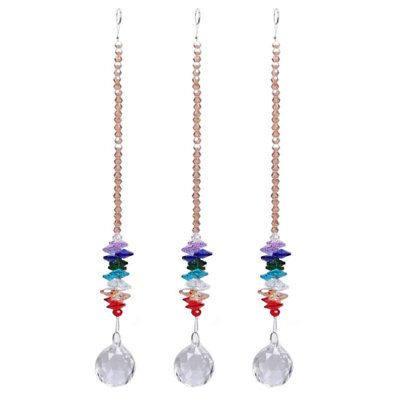 Sonnenfänger Tropfenform Farbprisma Kronleuchter Sonnenfänger Autofenster Dekoration Anhänger von Joom DACH