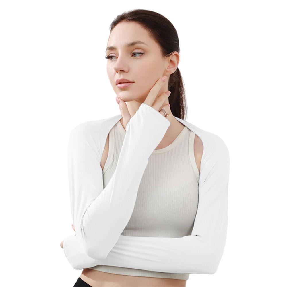 Sonnenschutz Eis Arm Ärmel Klimatisierte Shirt Dame Frauen Mädchen Schal Raglan Ärmel Sommer weiß Sonnenschutz Eis Arm Ärmel Klimatisierte Shirt Dame Frauen Mädchen Schal Raglan Ärmel Sommer weiß von Joom DACH