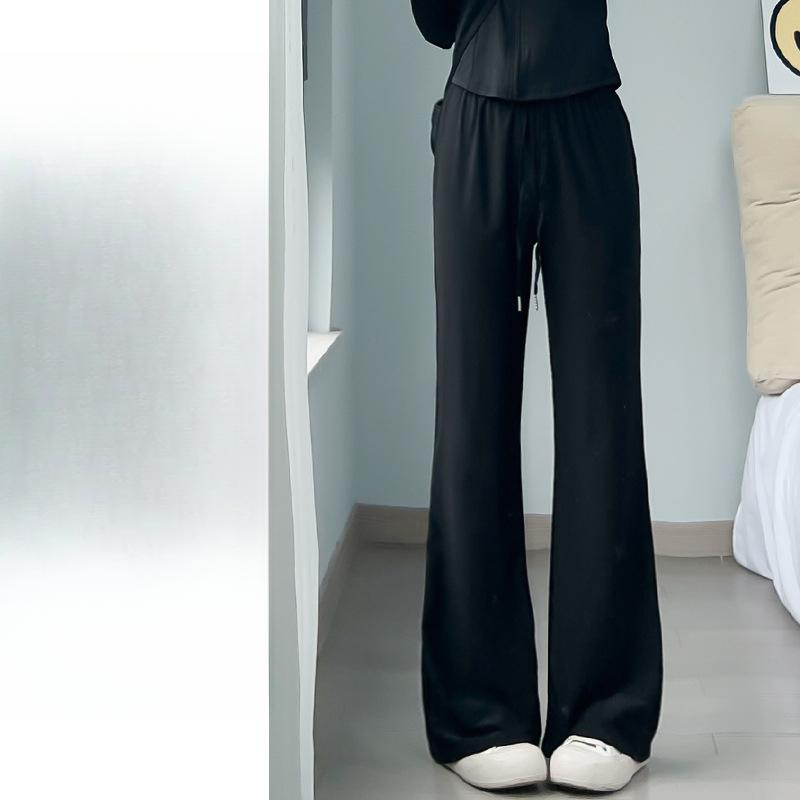 Sonnenschutz Schlaghosen Damen Sommer Dünn Neu Hochtailliert Schlankmachend und Dünne Stoffhosen XL von Joom DACH