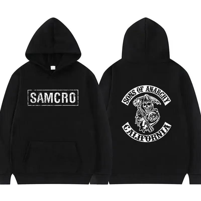 Sons of Anarchy SAMCRO Doppelseitiger Druck Streetwear Männer Frauen Harajuku Marke Design Hoodie Herren Übergroße Pullover Sweatshirt XL schwarz Sons of Anarchy SAMCRO Doppelseitiger Druck Streetwear Männer Frauen Harajuku Marke Design Hoodie Herren Übergroße Pullover Sweatshirt XL schwarz von Joom DACH