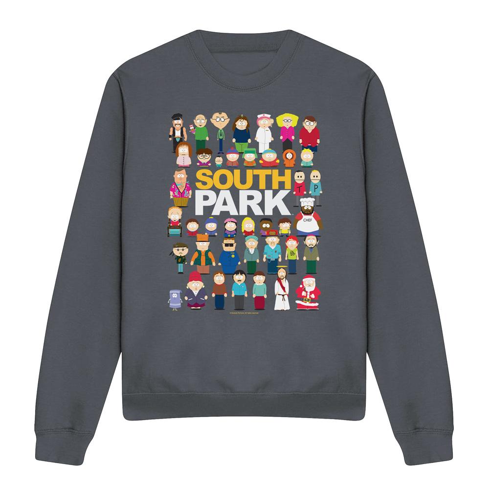 South Park Unisex-Erwachsenen-Sweatshirt mit vollständiger Besetzung XL kohle von Joom DACH