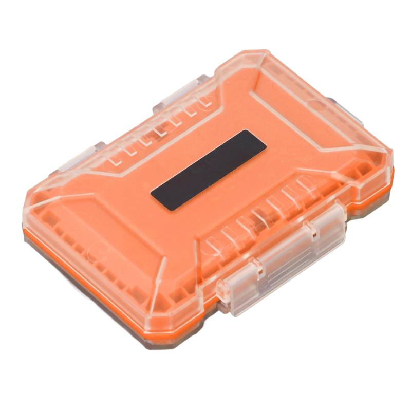 Speicherkartenetui Halter Organizer Wasserabweisend Stoßfest für 4 Typ B 4 Typ A 4 Speicherkarten orange von Joom DACH