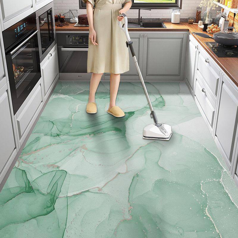 Spezielle Bodenmatte für die Küche Ölbeständiger Teppich Wasserfester Teppich Rutschfester Teppich Wisch- und waschfrei Einfache Teppich-Fußmatte 160x180cm von Joom DACH