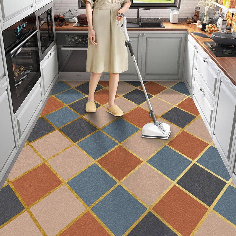 Spezielle Bodenmatte für die Küche Ölbeständiger Teppich Wasserfester Teppich Rutschfester Teppich Wisch- und waschfrei Einfache Teppich-Fußmatte 40x 60cm von Joom DACH