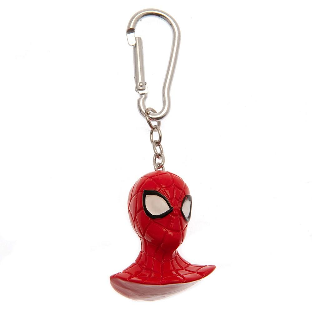 Spider-Man 3D-Schlüsselanhänger aus Polyresin 45mm x weiß/rot von Joom DACH