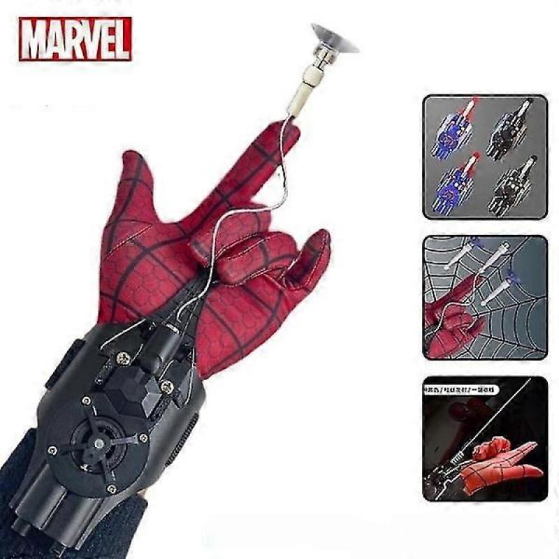 Spiderman Web-Shooter Spielzeug Spider-Man Launcher Cosplay Peter Parker Accessoires Requisiten Handschuhe für Kinder von Joom DACH