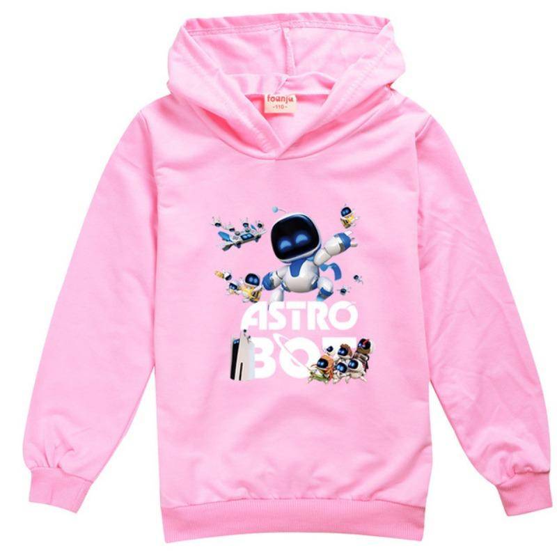 Spiel Astro Bot Kapuzenpullover Kinder Comic Kleidung für Teenager Mädchen Pullover Langarm Mäntel Jungen Weicher Stoff Oberbekleidung Kinderkleidung 130 von Joom DACH