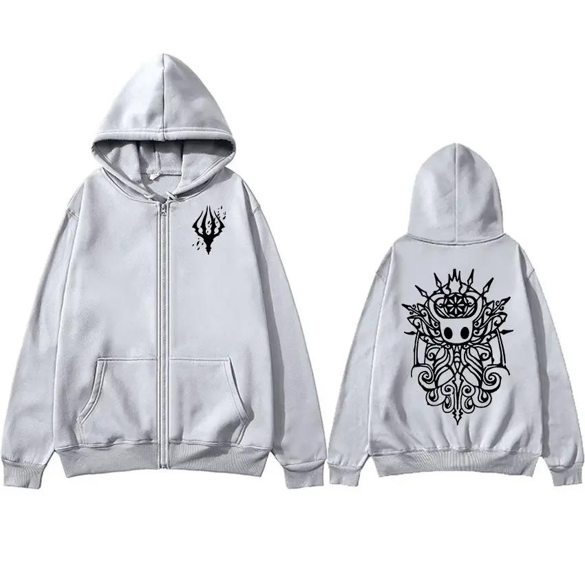 Spiel Hollow Knight Pullover mit Reißverschluss Hoodie Herren Damen Sweatshirt Cosplay Kleidung Jacke Kapuzenpullover XS grau Spiel Hollow Knight Pullover mit Reißverschluss Hoodie Herren Damen Sweatshirt Cosplay Kleidung Jacke Kapuzenpullover XS grau von Joom DACH