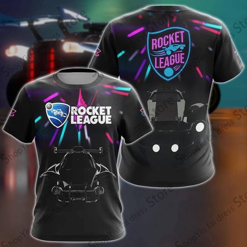 Spiel Rocket League 3D-Druck T-Shirt Männer Frauen Mode T-Shirt Kinder Hip Hop Tops Tees Jungen T-Shirt Camisetas Herren Kleidung Sommer L von Joom DACH