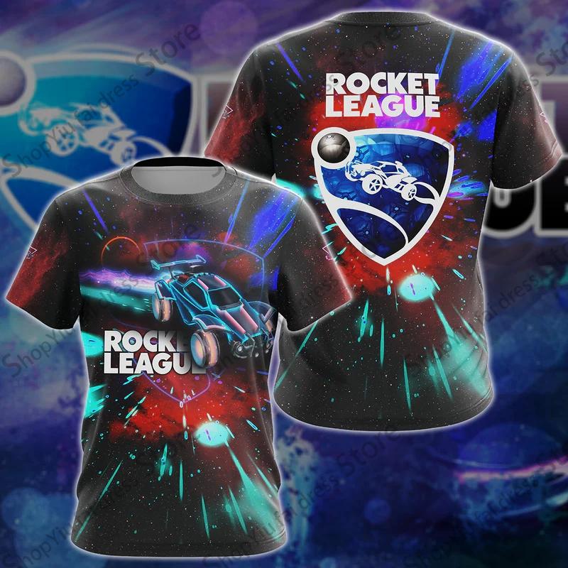 Spiel Rocket League 3D-Druck T-Shirt Männer Frauen Mode T-Shirt Kinder Hip Hop Tops Tees Jungen T-Shirt Camisetas Herren Kleidung Sommer XL von Joom DACH