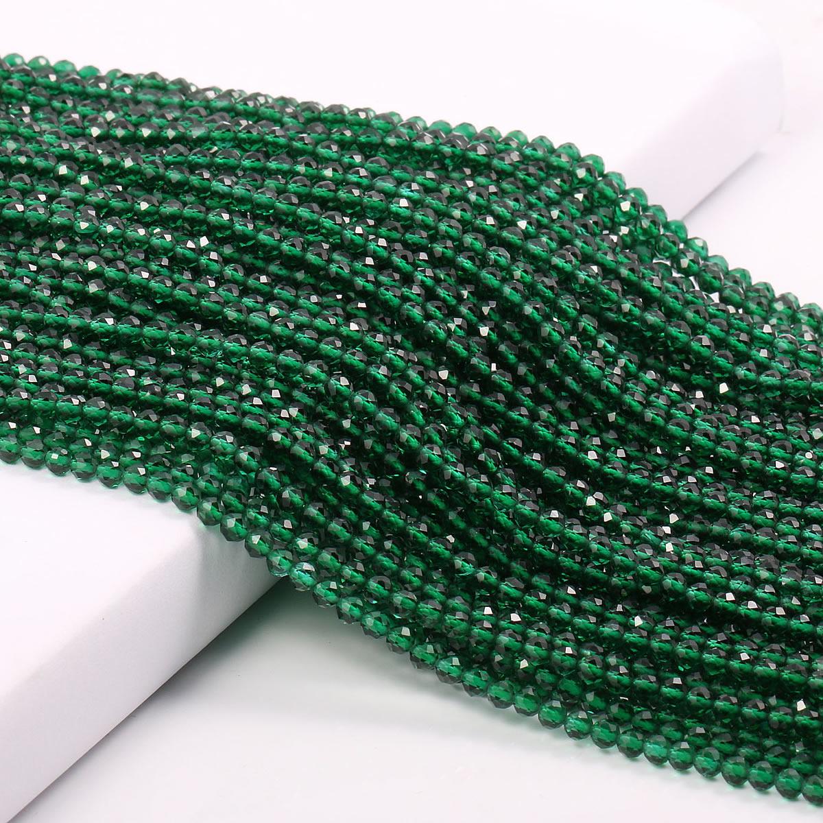 Spinell-Abschnitt, lose Perlen, Anhänger, Edelstein, für Halskette, Fußkettchen, Armband, Nähen, Basteln, Schmuckherstellung 3mm von Joom DACH