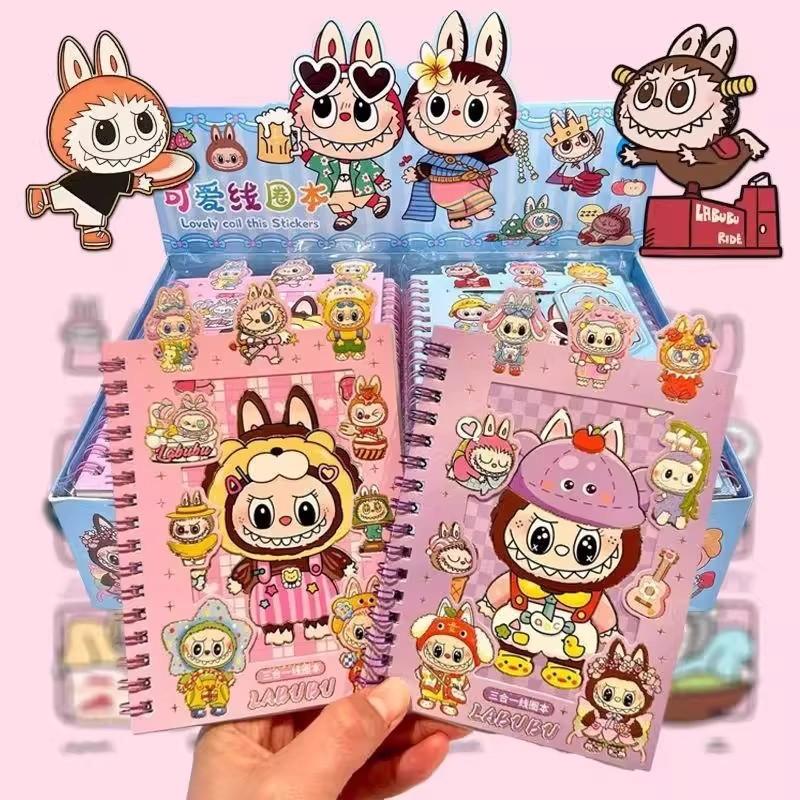 Spiralheft Hoher Wert Drei-in-eins Tragbares Taschenbuch Kleines Buch Niedliches Handkonto random one von Joom DACH