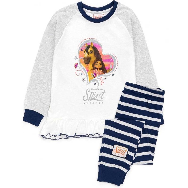 Spirit Girls Untamed Riding Free Langarm-Pyjama-Set 9-10 Years von Joom DACH