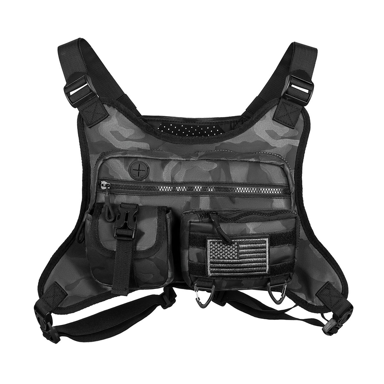 Sport Brust Tasche Wasser Beständig Leichte Männer Vorne Lauf Weste Tasche camouflage von Joom DACH