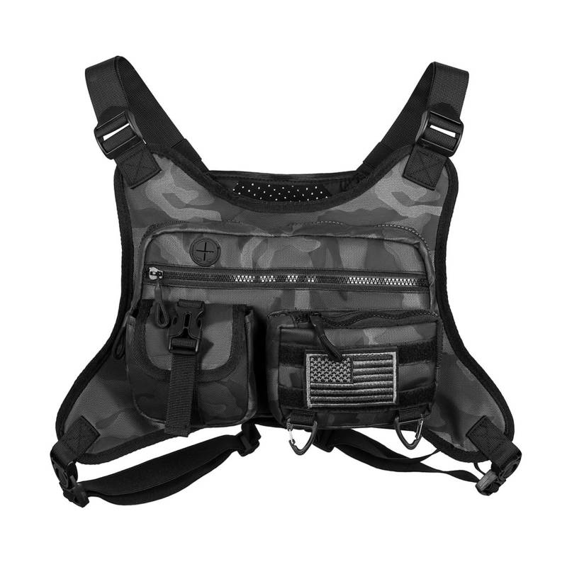 Sport Brust Tasche Wasser Beständig Leichte Männer Vorne Lauf Weste Tasche camouflage von Joom DACH