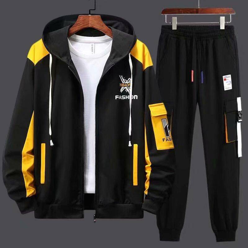 Sportanzüge Herren Hoodie Hosen 2-teilige passende Sets Outfit Kleidung für Herren Kleidung Trainingsanzug Sweatshirts XXXL gelb Sportanzüge Herren Hoodie Hosen 2-teilige passende Sets Outfit Kleidung für Herren Kleidung Trainingsanzug Sweatshirts XXXL gelb von Joom DACH