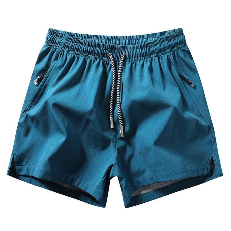 Sporthose für Herren, Eisseide Schnelltrocknende Laufshorts, Sommer Stretch Fitness Basketballhose M blau von Joom DACH