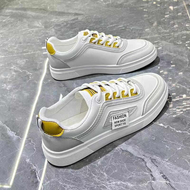 Sportliche Sneaker Damen Frühling und Herbst Neue Freizeit-Damenschuhe Vielseitige Schuhe Atmungsaktive Studenten-Laufschuhe 40 von Joom DACH