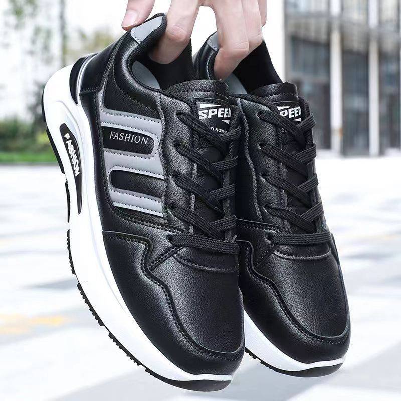 Sportschuhe Herren Herbst Leder Herren Freizeitschuhe Jugend Student Laufschuhe Trendy Match Dad Schuhe 43 von Joom DACH