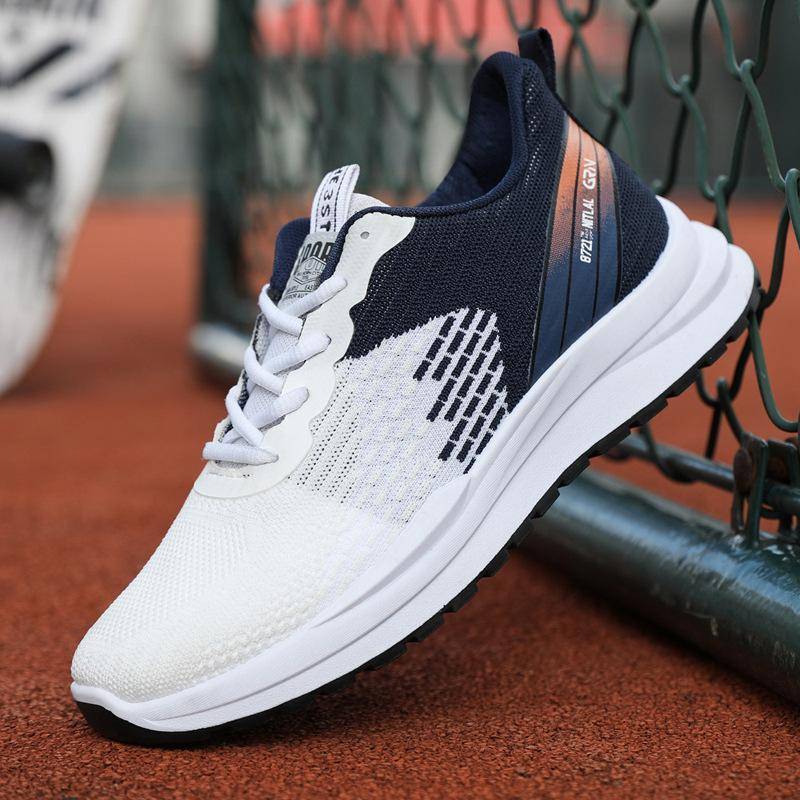 Sportschuhe Herren Herbst Neue Trend All-Match Outdoor Laufschuhe Atmungsaktive Flying Woven Casual Schuhe Langsam 44 von Joom DACH