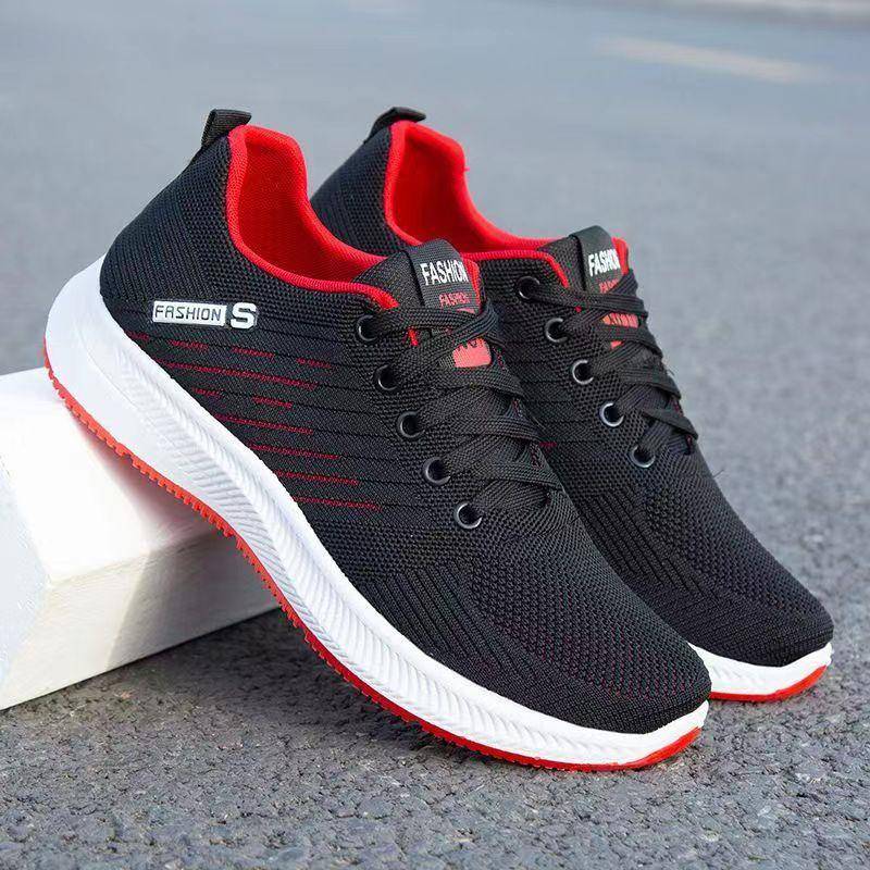 Sportschuhe Herren Netzschuhe Frühling und Herbst Sport und Freizeit Atmungsaktive Schuhe Leichte, weiche Sohle, rutschfeste Freizeitlaufschuhe 42 rot Sportschuhe Herren Netzschuhe Frühling und Herbst Sport und Freizeit Atmungsaktive Schuhe Leichte, weiche Sohle, rutschfeste Freizeitlaufschuhe 42 rot von Joom DACH