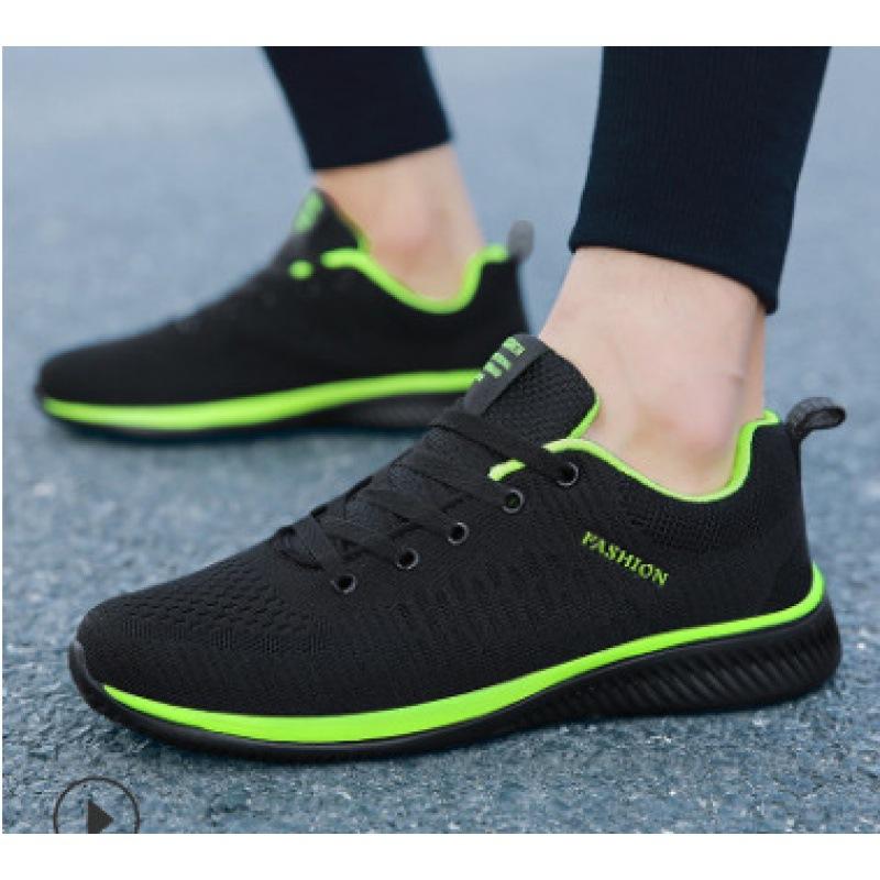 Sportschuhe für Herren, Turnschuhe, schwarze Schuhe, lässige Herren- und Damen-Strick-Sneaker, atmungsaktiv, sportlich, Laufen, Gehen, Fitnessstudio 41 von Joom DACH