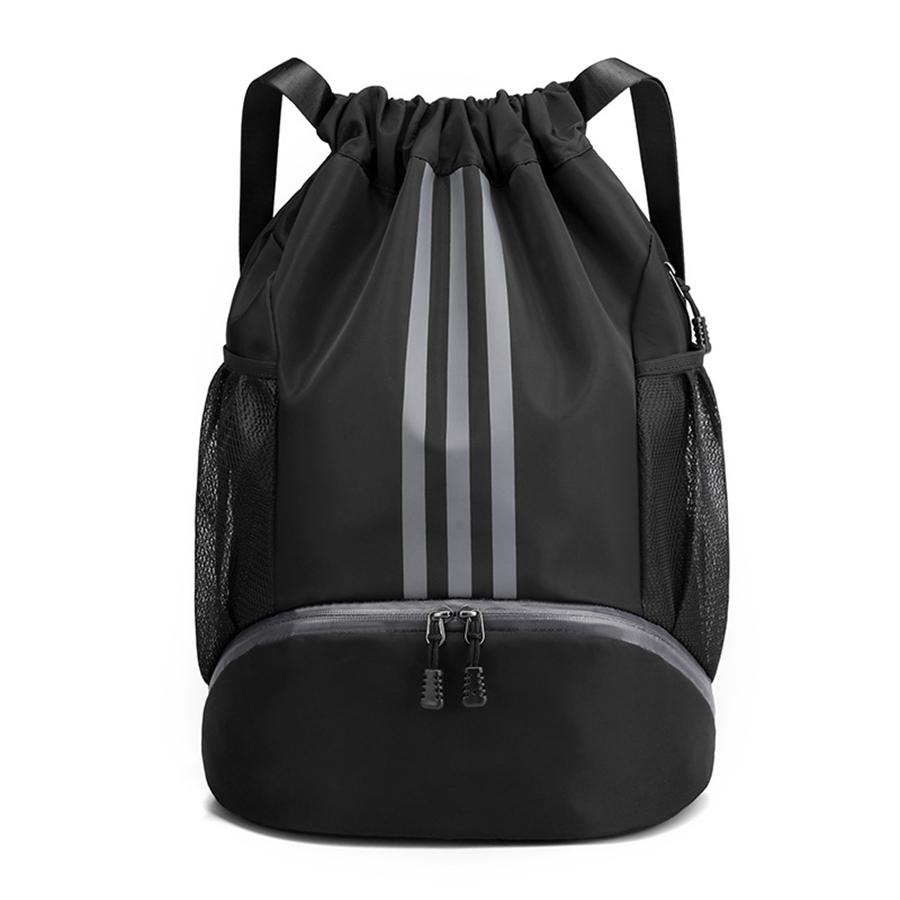Sporttasche Fitness Rucksack Frauen Männer Basketball Rucksack Outdoor Fußball Fußball Lagerung Taschen Training Kordelzug Sport Knapsack von Joom DACH