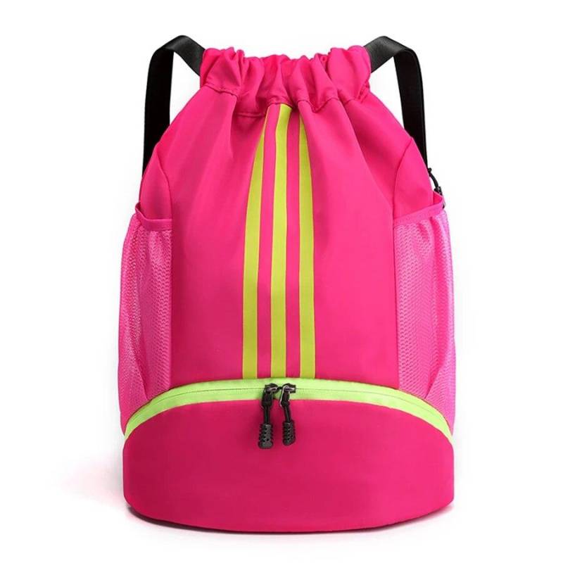 Sporttasche Fitness Rucksack Frauen Männer Basketball Rucksack Outdoor Fußball Fußball Lagerung Taschen Training Kordelzug Sport Knapsack von Joom DACH