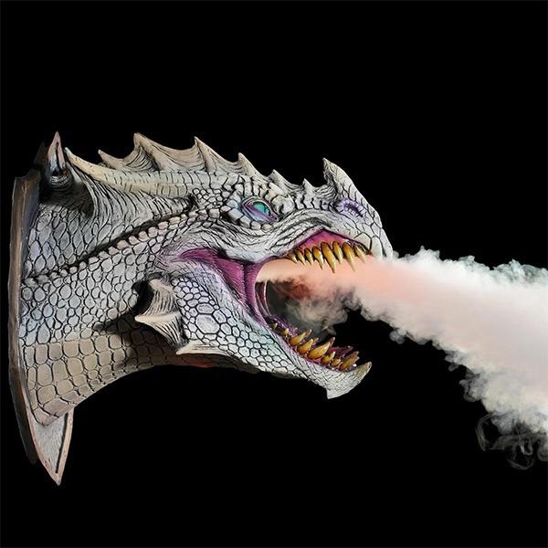 Sprayer LED Drachenkopf Hängelampe Laterne Wandlampe Harz Dinosaurier Basteln Halloween Dekoration Hängelampe von Joom DACH