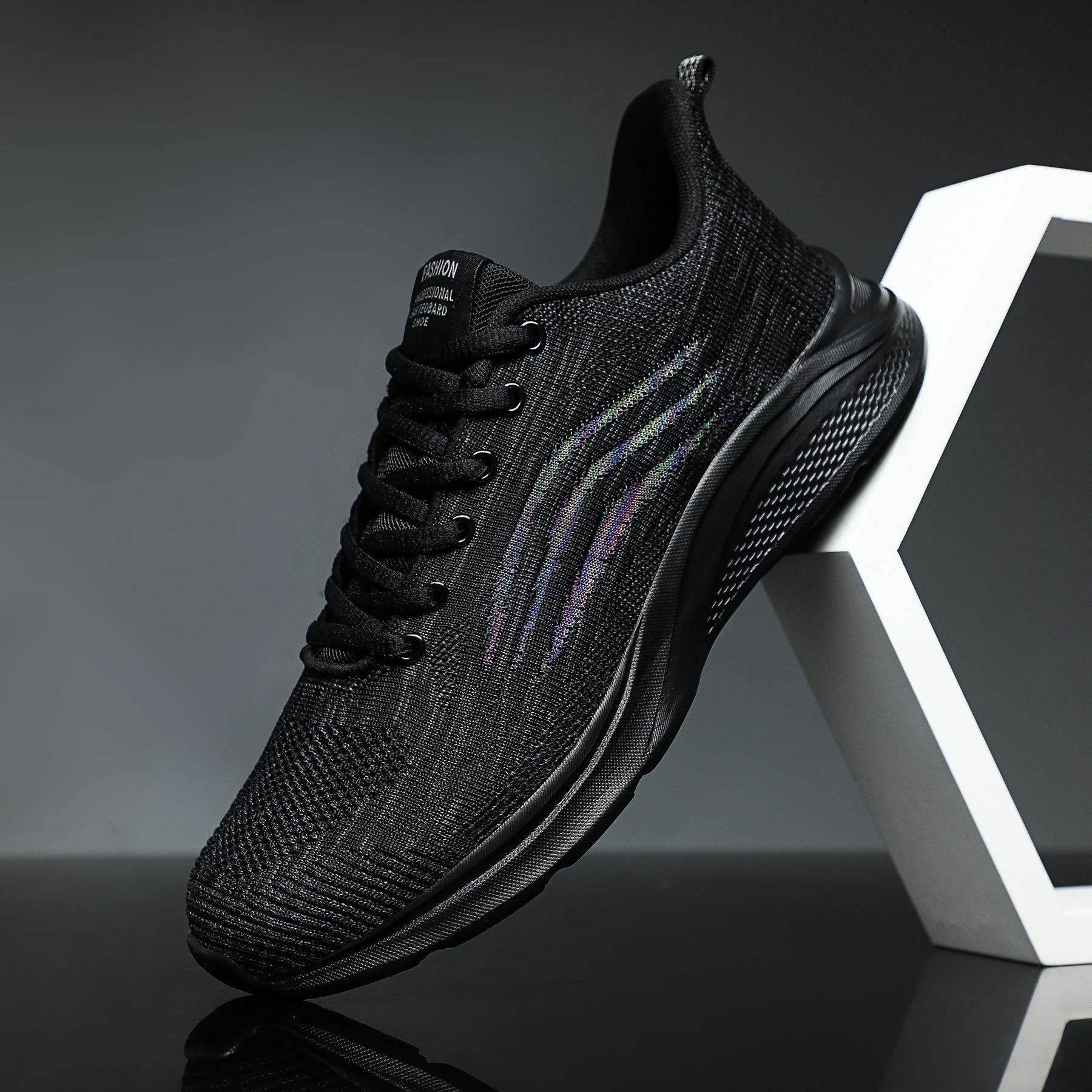 Spring Fly Weaving Große Größe Grenzüberschreitende Herrenschuhe Mesh Atmungsaktive Sport-Laufschuhe Junge Herren Freizeitschuhe 47 von Joom DACH