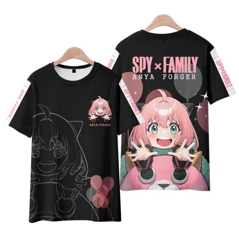 Spy X Familie 3D-Druck T-Shirts Anime Kawaii Mädchen Anya Forger Männer Frauen Mode Übergroßes T-Shirt Harajuku Kinder T-Shirts Tops Kleidung XS Spy X Familie 3D-Druck T-Shirts Anime Kawaii Mädchen Anya Forger Männer Frauen Mode Übergroßes T-Shirt Harajuku Kinder T-Shirts Tops Kleidung XS von Joom DACH