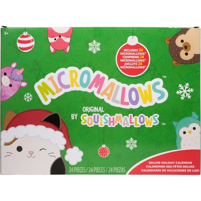 Squish Mallows Adventskalender 2025, 24-Tage Micromallows Weihnachts-Countdown-Kalender, Squish-Spielzeug für Kinder von Joom DACH