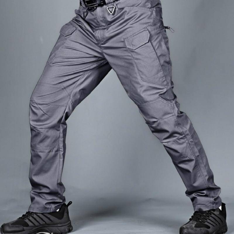 Stadt Taktische Cargo Hosen Männer Outdoor Wandern Camping Multi Pocket Military Armee Hosen Casual Atmungsaktive Wasserdichte Jogginghose XXL von Joom DACH
