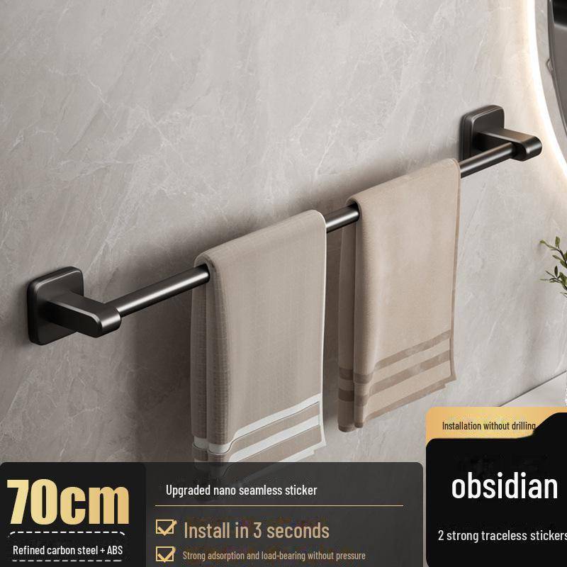 Stanzfreier Handtuchhalter aus Aluminium: Badezimmeraufbewahrung & Organizer von Joom DACH