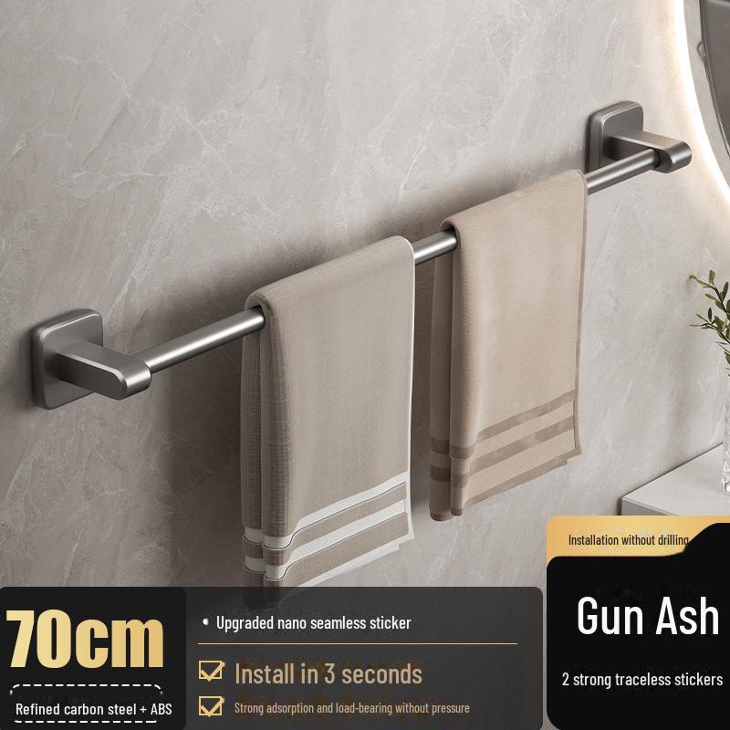 Stanzfreier Handtuchhalter aus Aluminium: Badezimmeraufbewahrung & Organizer von Joom DACH